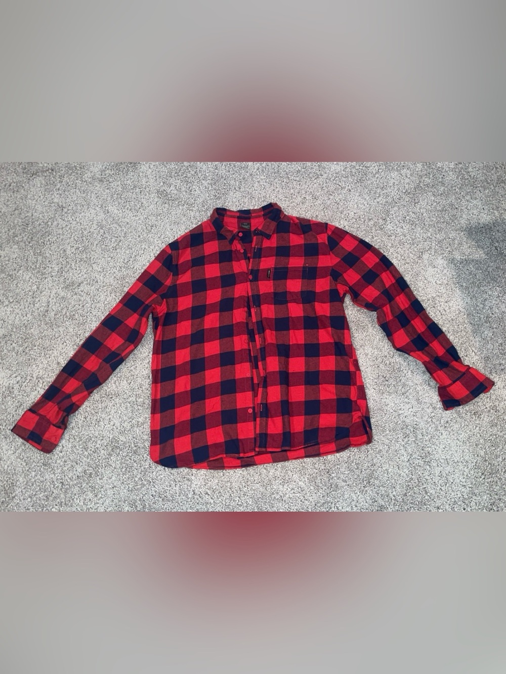OAKLEY Custom Fit XL Plaid Cotton Shirt Like New